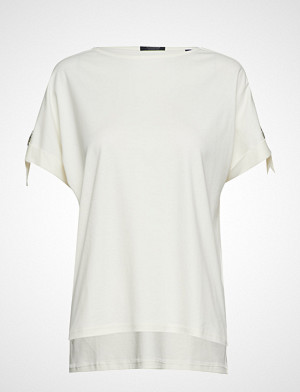 Scotch & Soda T-skjorte, Seasonal Tee With Adjustable Sleeves In Clean Quality T-shirts & Tops Short-sleeved Hvit SCOTCH & SO Scotch & Soda T-skjorte, Seasonal Tee With Adjustable Sleeves In Clean Quality T-shirts & Tops Short-sleeved Hvit SCOTCH & SO