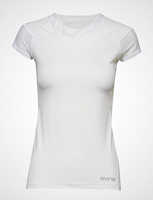Skins T-skjorte, Dnamic Primary Womens S/S Top T-shirts & Tops Short-sleeved Hvit SKINS