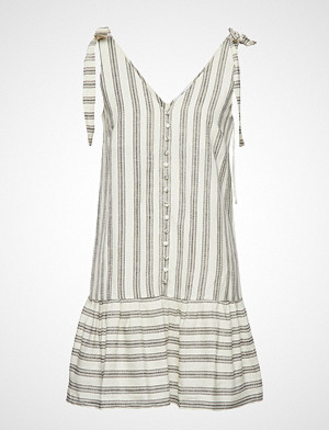 backless white linen dress Marie Dress in White Linen – Louise New York main image 0