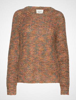Second Female genser, Jinny Knit O-Neck Strikket Genser Brun SECOND FEMALE Second Female genser, Jinny Knit O-Neck Strikket Genser Brun SECOND FEMALE