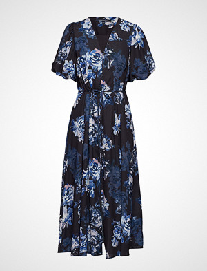 French Connection kjole, Caterina Crepe Buttn Down Drss Knelang Kjole Blå FRENCH CONNECTION