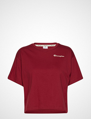 Cènnìs T-skjorte, Crewneck Croptop T-shirts & Tops Short-sleeved Rød CHAMPION Cènnìs T-skjorte, Crewneck Croptop T-shirts & Tops Short-sleeved Rød CHAMPION