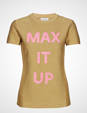 Max & Co. T-skjorte, Damiere T-shirts & Tops Short-sleeved Beige MAX&CO. Max & Co. T-skjorte, Damiere T-shirts & Tops Short-sleeved Beige MAX&CO.