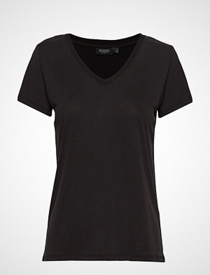 Soaked in Luxury T-skjorte, Sl Columbine V-Neck Ss T-shirts & Tops Short-sleeved Svart SOAKED IN LUXURY Soaked in Luxury T-skjorte, Sl Columbine V-Neck Ss T-shirts & Tops Short-sleeved Svart SOAKED IN LUXURY