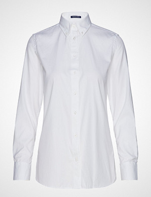Gant skjorte, Pinpoint Oxford Shirt Langermet Skjorte Hvit GANT Gant skjorte, Pinpoint Oxford Shirt Langermet Skjorte Hvit GANT