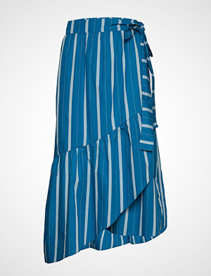 Noa Noa skjørt, Skirt Knelangt Skjørt Blå NOA NOA