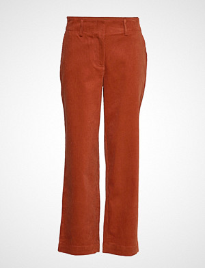 Yas Yasheeli Mw Straight Pant Icons Vide Bukser Rød YAS Y.A.S YASTUDOR HW PANT
