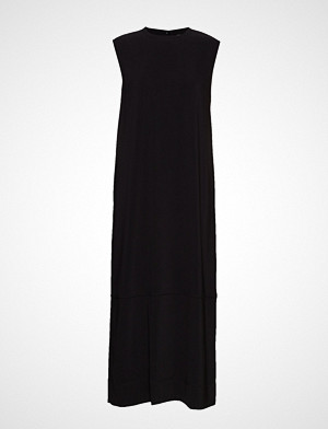 Calvin Klein kjole, Heavy Crepe Column D Maxikjole Festkjole Svart CALVIN KLEIN