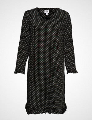 Saint Tropez kjole, U6025, Woven Dress On Knee Knelang Kjole Svart SAINT TROPEZ Saint Tropez kjole, U6025, Woven Dress On Knee Knelang Kjole Svart SAINT TROPEZ