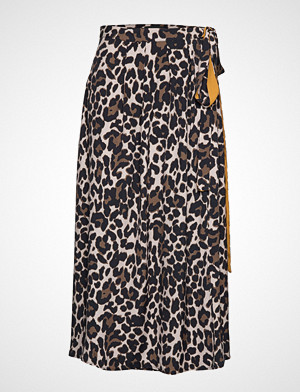 Sand skjørt, 3160 - Bethney Skirt Knelangt Skjørt Multi/mønstret SAND Sand skjørt, 3160 - Bethney Skirt Knelangt Skjørt Multi/mønstret SAND