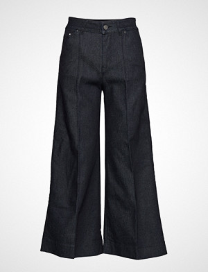 Karl Lagerfeld bukse, Tailored Denim Culottes Vide Bukser Blå KARL LAGERFELD Karl Lagerfeld bukse, Tailored Denim Culottes Vide Bukser Blå KARL LAGERFELD