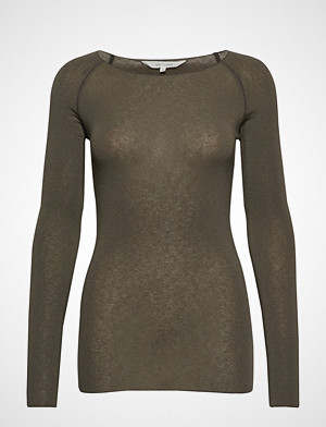 Gai+Lisva T-skjorte, Amalie Solid T-shirts & Tops Long-sleeved Grønn GAI+LISVA