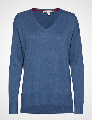 Esprit Casual genser, Sweaters Strikket Genser Blå ESPRIT CASUAL Esprit Casual genser, Sweaters Strikket Genser Blå ESPRIT CASUAL