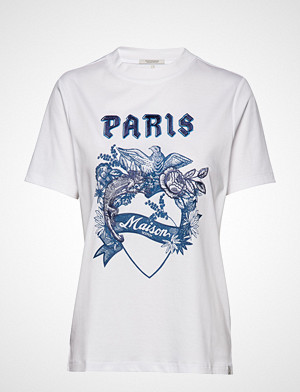 Scotch & Soda T-skjorte, Short Sleeve Tee With Toile Artwork T-shirts & Tops Short-sleeved Hvit SCOTCH & SODA Scotch & Soda T-skjorte, Short Sleeve Tee With Toile Artwork T-shirts & Tops Short-sleeved Hvit SCOTCH & SODA