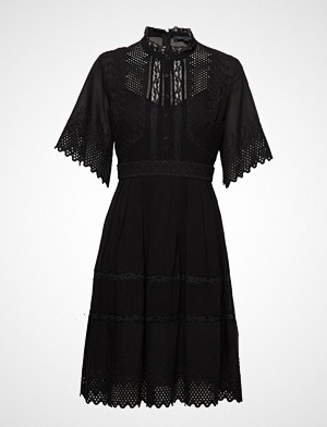 French Connection kjole, Drina Lace Sslv Dress Knelang Kjole Svart FRENCH CONNECTION French Connection kjole, Drina Lace Sslv Dress Knelang Kjole Svart FRENCH CONNECTION