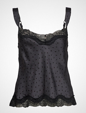 Odd Molly bluse, Hello New Love Slip Tank Bluse Ermeløs Svart ODD MOLLY Odd Molly bluse, Hello New Love Slip Tank Bluse Ermeløs Svart ODD MOLLY