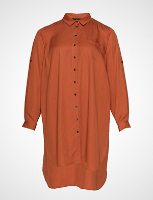 Zizzi skjorte, Jacacia, Ls, Shirt Langermet Skjorte Oransje ZIZZI Zizzi skjorte, Jacacia, Ls, Shirt Langermet Skjorte Oransje ZIZZI