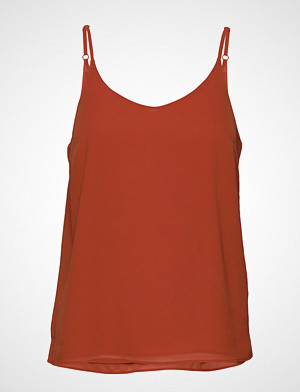 Soft Rebels bluse, Frida Top Bluse Ermeløs Oransje SOFT REBELS Soft Rebels bluse, Frida Top Bluse Ermeløs Oransje SOFT REBELS