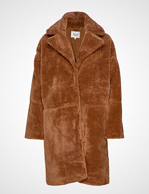 Second Female Myra Coat Outerwear Faux Fur Brun Second Female Second Female Myra Coat Outerwear Faux Fur Brun Second Female