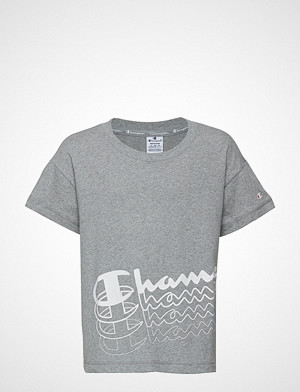 Cènnìs T-skjorte, Crop Top T-shirts & Tops Short-sleeved Grå CHAMPION Cènnìs T-skjorte, Crop Top T-shirts & Tops Short-sleeved Grå CHAMPION