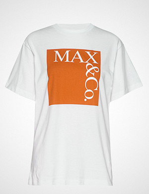 Max & Co. T-skjorte, Tee T-shirts & Tops Short-sleeved Hvit MAX&CO. Max & Co. T-skjorte, Tee T-shirts & Tops Short-sleeved Hvit MAX&CO.