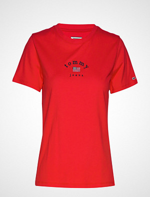 Tommy Jeans T-skjorte, Tjw Essential Americ T-shirts & Tops Short-sleeved Rød TOMMY JEANS Tommy Jeans T-skjorte, Tjw Essential Americ T-shirts & Tops Short-sleeved Rød TOMMY JEANS
