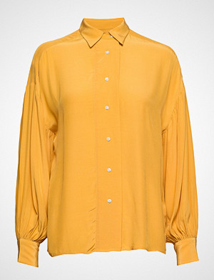 Gant skjorte, D2. Drapy Puff Sleeve Shirt Langermet Skjorte Gul GANT Gant skjorte, D2. Drapy Puff Sleeve Shirt Langermet Skjorte Gul GANT