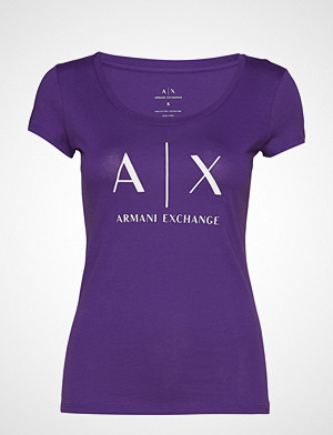 Armani Exchange T-skjorte, Ax Woman T-Shirt T-shirts & Tops Short-sleeved Lilla ARMANI EXCHANGE Armani Exchange T-skjorte, Ax Woman T-Shirt T-shirts & Tops Short-sleeved Lilla ARMANI EXCHANGE