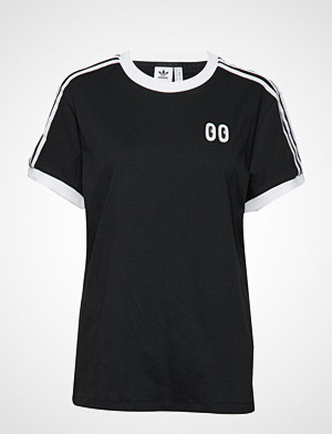 Adidas Originals T-skjorte, 3 Stripes Tee T-shirts & Tops Short-sleeved Svart ADIDAS ORIGINALS