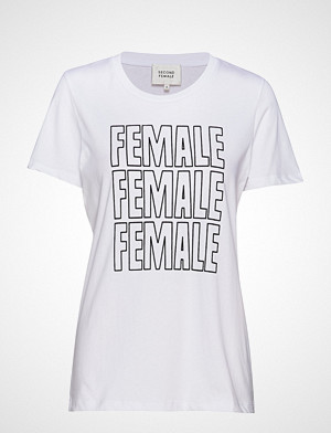 Second Female T-skjorte, Female Ss Tee T-shirts & Tops Short-sleeved Hvit SECOND FEMALE Second Female T-skjorte, Female Ss Tee T-shirts & Tops Short-sleeved Hvit SECOND FEMALE