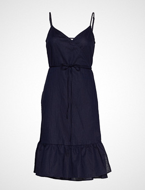 GAP kjole, Cami Ruffle Wrap Drs - Lin Knelang Kjole Blå GAP GAP kjole, Cami Ruffle Wrap Drs - Lin Knelang Kjole Blå GAP
