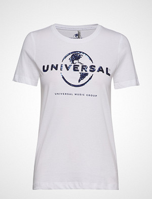 Only T-skjorte, Onlrecord Label Reg S/S Top Box Co Jrs T-shirts & Tops Short-sleeved Hvit ONLY Only T-skjorte, Onlrecord Label Reg S/S Top Box Co Jrs T-shirts & Tops Short-sleeved Hvit ONLY