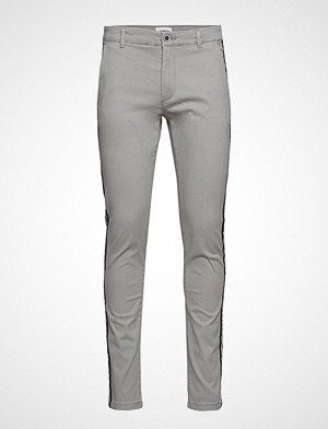 Lindbergh collegegenser, Club Pants With Tape Slim Jeans Grå LINDBERGH Lindbergh collegegenser, Club Pants With Tape Slim Jeans Grå LINDBERGH