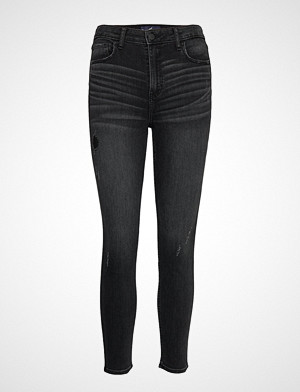 Hollister jeans, High Rise Super Skinny Crop Skinny Jeans Svart HOLLISTER