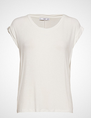 Mango T-skjorte, Rolled-Up Sleeves T-Shirt T-shirts & Tops Short-sleeved Hvit MANGO Mango T-skjorte, Rolled-Up Sleeves T-Shirt T-shirts & Tops Short-sleeved Hvit MANGO