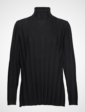 Marimekko genser, Vertaus Solid Knitted Tunic Høyhalset Pologenser Svart MARIMEKKO Marimekko genser, Vertaus Solid Knitted Tunic Høyhalset Pologenser Svart MARIMEKKO