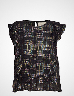 Lollys Laundry Harmony Top Blouses Short-sleeved Svart Lollys Laundry Lollys Laundry Harmony Top Blouses Short-sleeved Svart Lollys Laundry