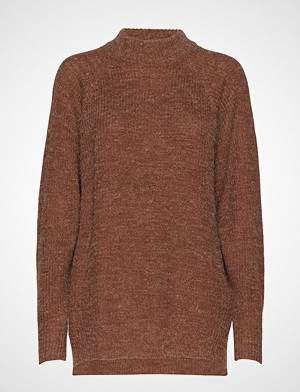Ichi genser, Ihmarat T-Neck Ls2 Strikket Genser Brun ICHI Ichi genser, Ihmarat T-Neck Ls2 Strikket Genser Brun ICHI