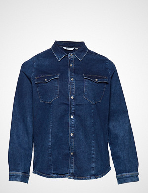 Only Carmakoma skjorte, Carsandy Ls Bb Shirt Soo483bj Sus Langermet Skjorte Blå ONLY CARMAKOMA Only Carmakoma skjorte, Carsandy Ls Bb Shirt Soo483bj Sus Langermet Skjorte Blå ONLY CARMAKOMA