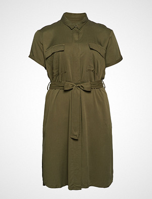 Violeta by Mango kjole, Belt Shirt Dress Knelang Kjole Grønn VIOLETA BY MANGO Violeta by Mango kjole, Belt Shirt Dress Knelang Kjole Grønn VIOLETA BY MANGO