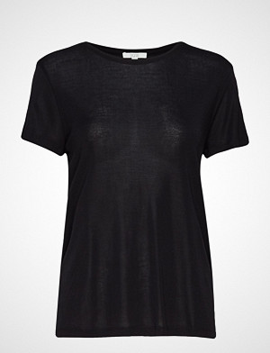 Dagmar T-skjorte, Upama Rib Top T-shirts & Tops Short-sleeved Svart DAGMAR Dagmar T-skjorte, Upama Rib Top T-shirts & Tops Short-sleeved Svart DAGMAR