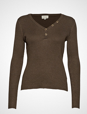 Minus genser, Jolan Knit Ls Tee Strikket Genser Brun Minus Minus genser, Jolan Knit Ls Tee Strikket Genser Brun Minus