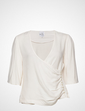 Line Of Oslo T-skjorte, Beth Solid T-shirts & Tops Short-sleeved Hvit Line Of Oslo Line Of Oslo T-skjorte, Beth Solid T-shirts & Tops Short-sleeved Hvit Line Of Oslo