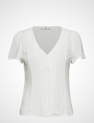 Mango bluse, Butt D Flowy Blouse Bluse Kortermet Hvit MANGO Mango bluse, Butt D Flowy Blouse Bluse Kortermet Hvit MANGO