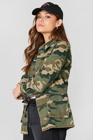 NA-KD jakke, Army Jacket grön NA-KD jakke, Army Jacket grön