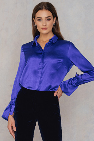 Rut&Circle skjorte, Maci Pleat Shirt blå Rut&Circle skjorte, Maci Pleat Shirt blå