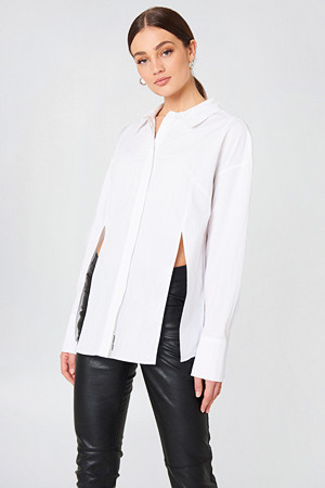 Cheap Monday skjorte, Seize Poplin Shirt vit Cheap Monday skjorte, Seize Poplin Shirt vit