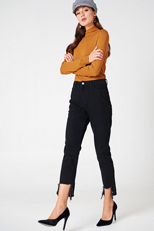 NA-KD Trend jeans, Ripped Hem Jeans NA-KD Trend jeans, Ripped Hem Jeans