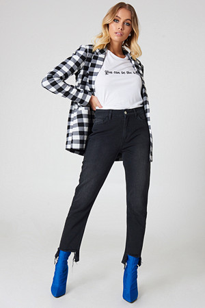 NA-KD jeans, Ripped Hem Jeans NA-KD jeans, Ripped Hem Jeans