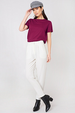 Rut&Circle bukse, Damian Pant vit Rut&Circle bukse, Damian Pant vit